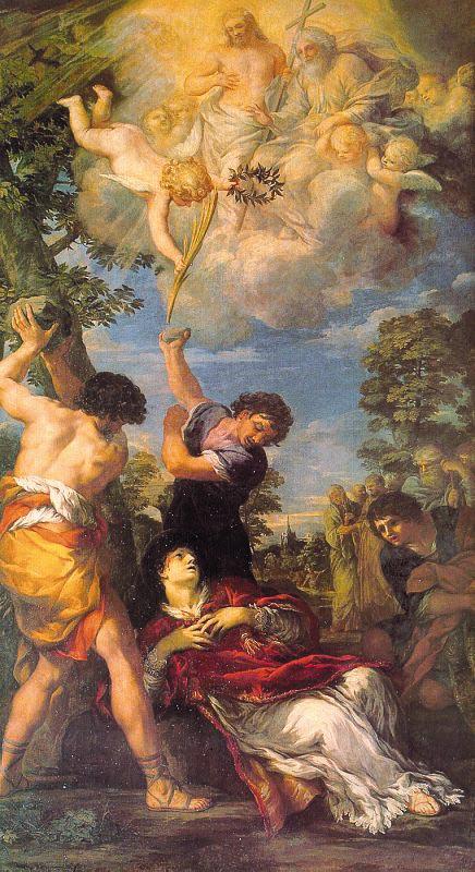 Pietro da Cortona The Stoning of St.Stephen 02 China oil painting art